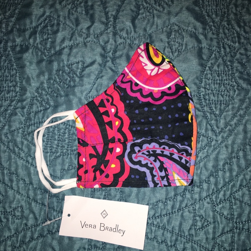 Vera Bradley Face Mask Twilight Paisley - Picture 2 of 6